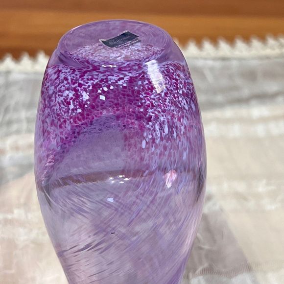 Caithness Vintage Scottish Glass Vase from Scotland, Vintage Vases - Picture 8 of 10